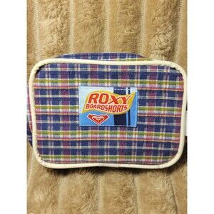 Roxy Boardshorts Quiksilver Zipper Pouch Wallet Purse Wristlet Y2K Clutch Surf
